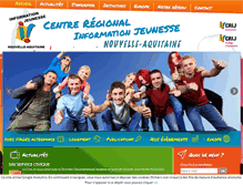 Tablet Screenshot of info-jeune.net